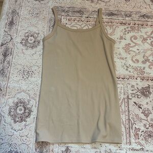 Cream No Boundaries Tank Top Size Small